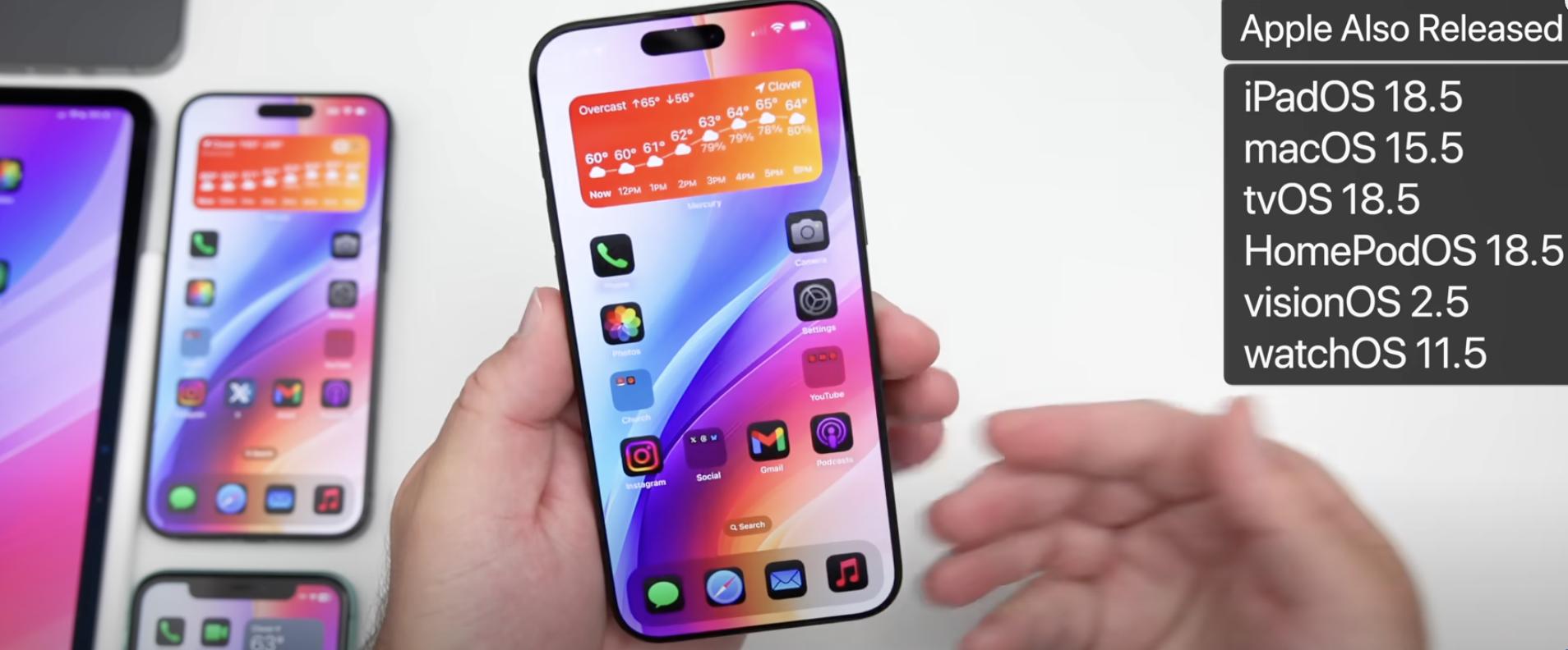iOS 18.5正式版两大亮点:发热解决、电池查清,更新体验超预期